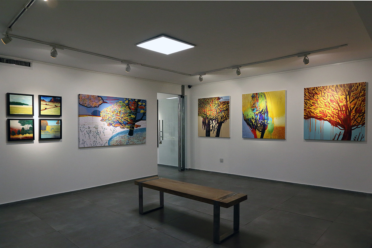 نمایشگاه نقاشی رضا بیگناه در گالری مژده