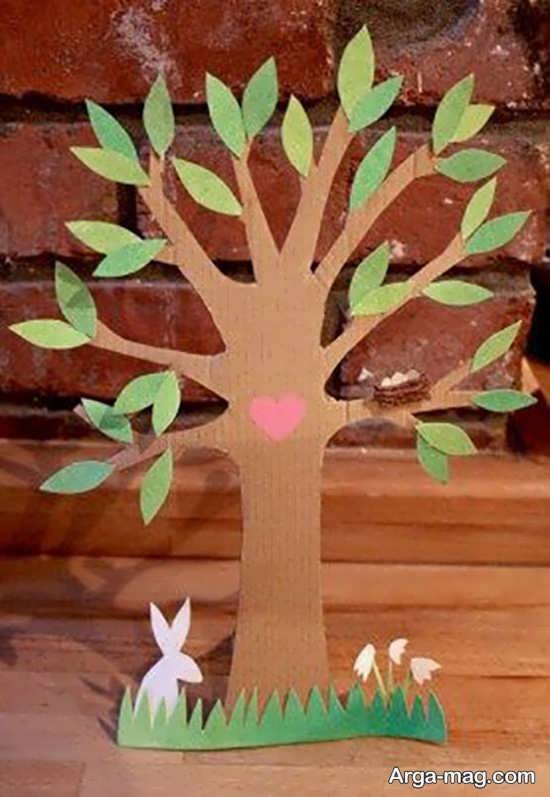 کاردستی درخت برای کودکان
