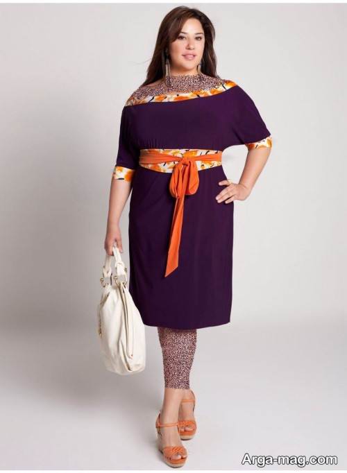 مدل لباس کوتاه مخصوص خانم های چهارشانه 