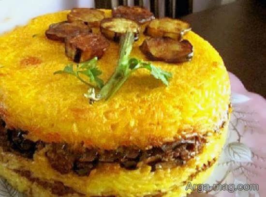 طرز پخت ته چین تاس کباب خوش طعم و خوشمزه برای مهمانی