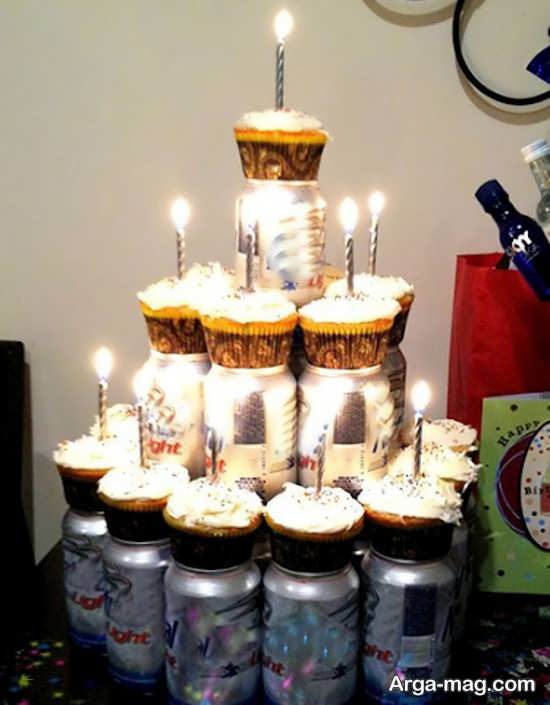 تزیین شمع برای جشن تولد قشنگ