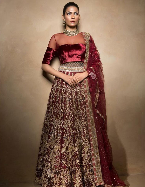 لباس هندی مجلسی دخترانه شیک