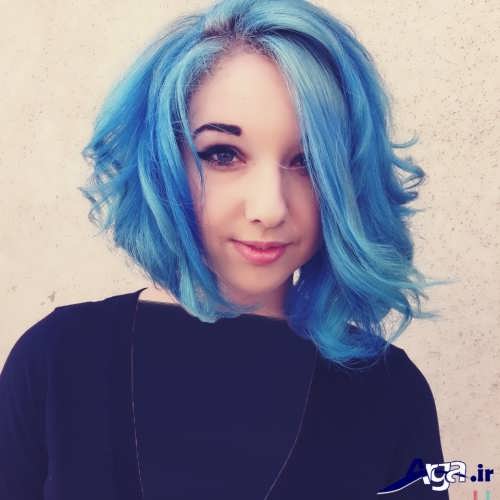 رنگ مو آبی 