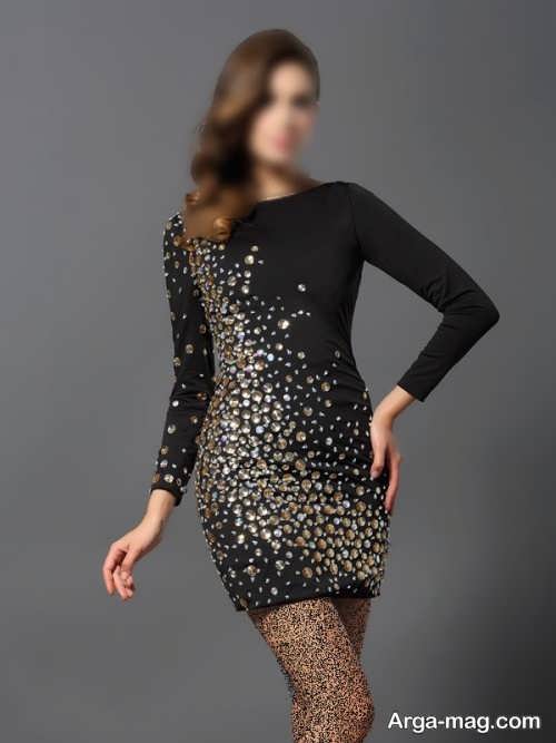 مدل لباس شب 2021 مشکی 