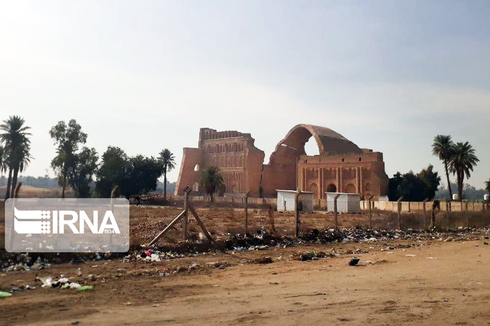 تخریب «طاق کسری» در بغداد + عکس