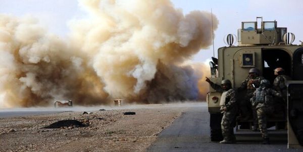 انفجاری دیگر در مسیر کاروان ائتلاف آمریکایی در عراق