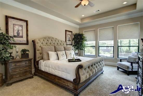 طراحی داخلی اتاق خواب با نمای زیبا