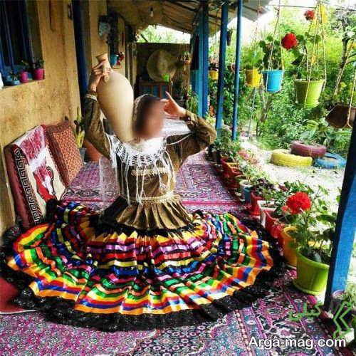 لباس زنانه محلی گیلانی 