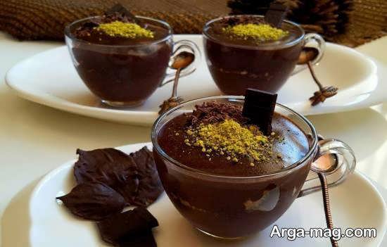 تزیینات دسر شکلاتی با طعمی ایده آل