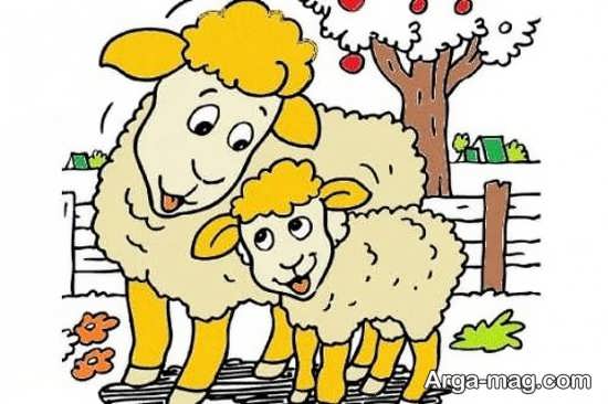 رنگ آمیزی جالب گوسفند برای عید قربان
