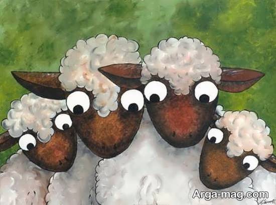 طراحی گوسفند برای عید قربان