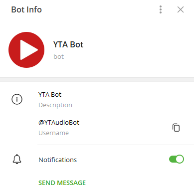 ربات اهنگ در تلگرام