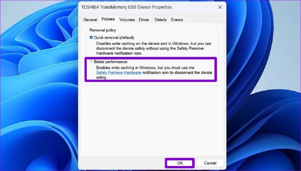 افزایش سرعت انتقال فایل فلش مموری (USB) در ویندوز 4