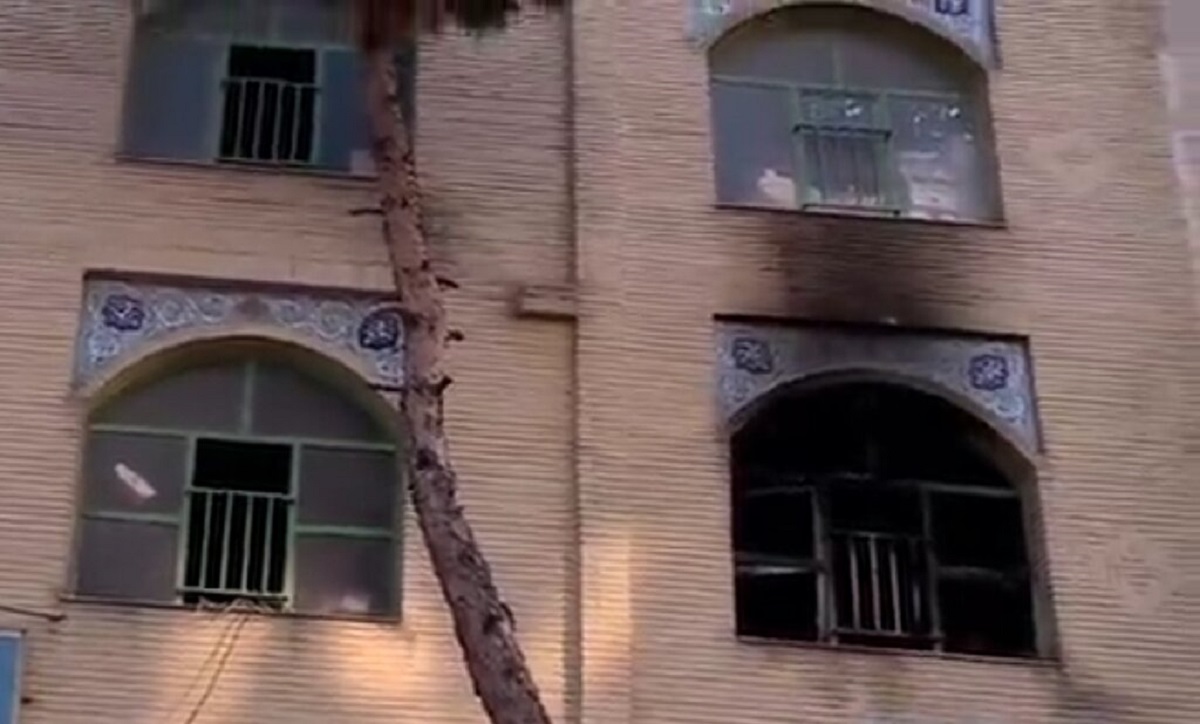 آتش زدن مسجد ابوذر تهران