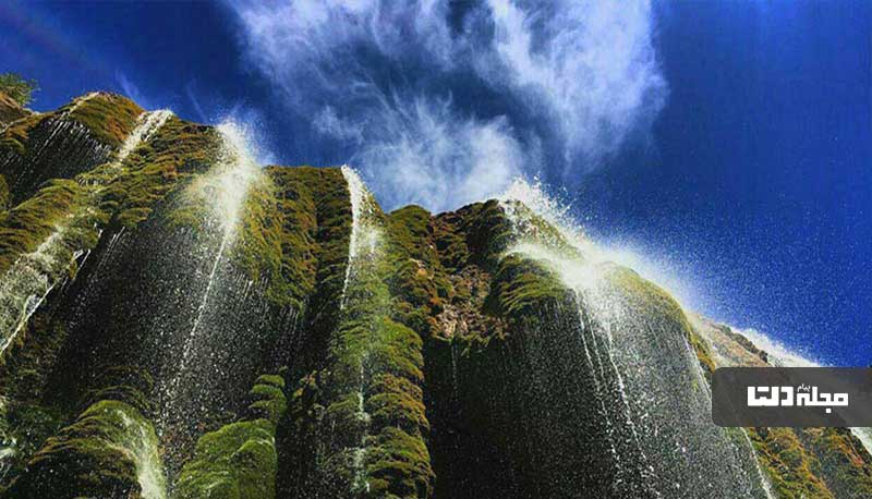 زمزمه‌ای از بهشت در آبشار پونه زار