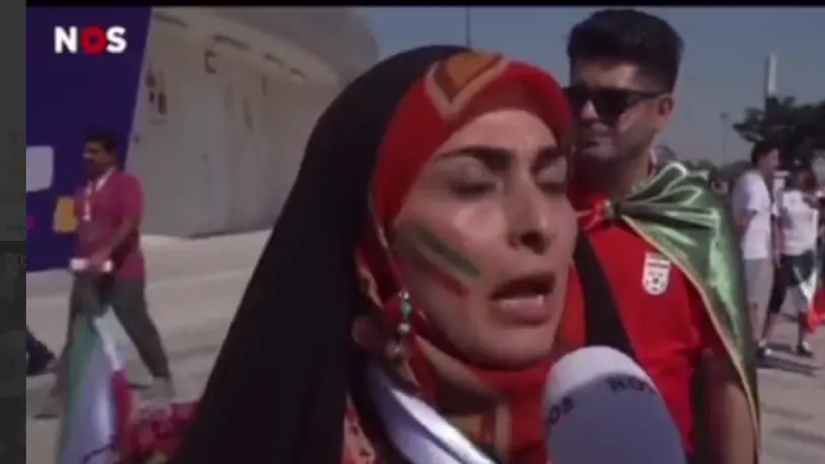 ببینید: مصاحبه عجیب یک خانم چادری ایرانی در قطر! [+عکس]