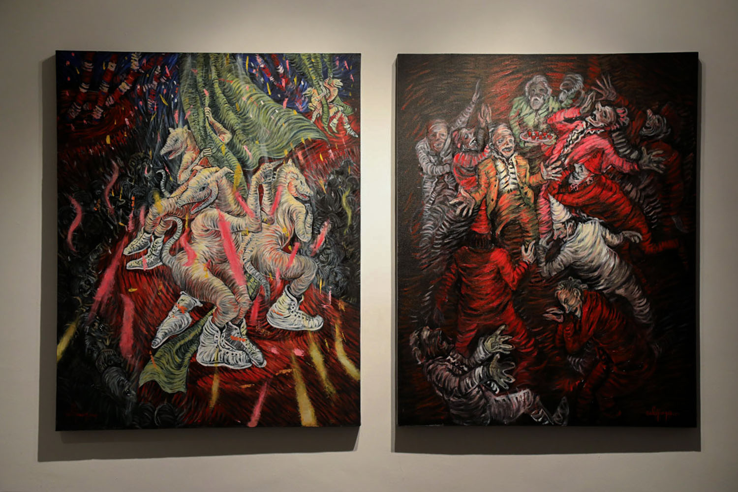 نمایشگاه نقاشی ابراهیم حسن‌زاده در گالری ویستا