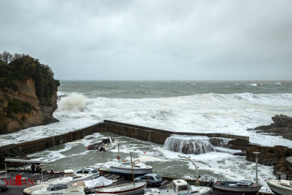 طوفان سهمگین در فرانسه + عکس