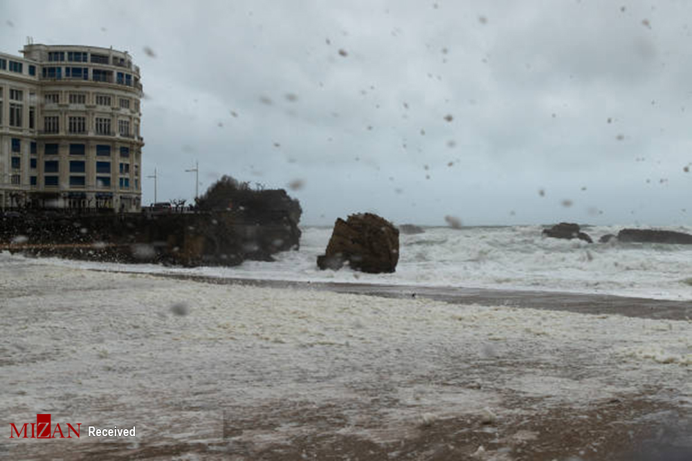طوفان سهمگین در فرانسه + عکس