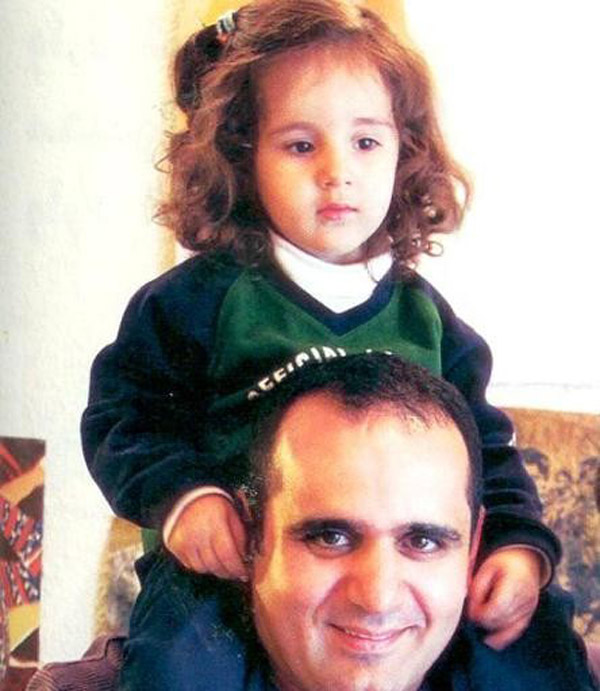 حسین رفیعی و دخترش