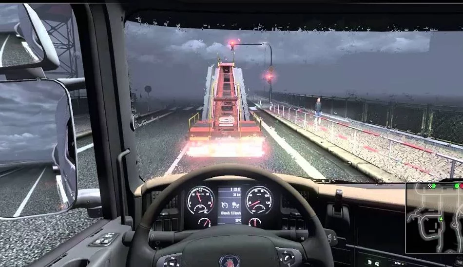 شبیه ساز کامیون اروپا 2 برای گوشی / Scania Truck Driving Simulator