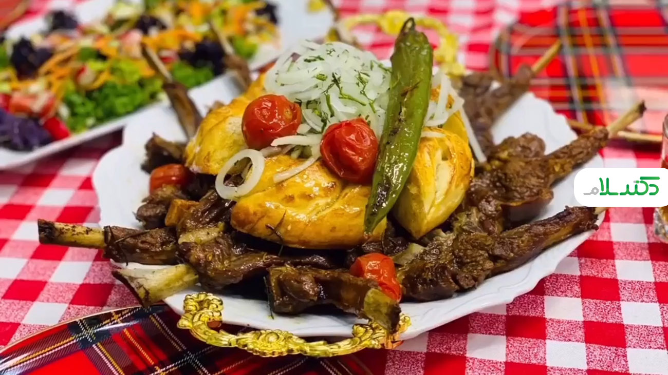 طرز تهیه خوراک گوشت بی نظیر با گوشت شیشلیک +ویدئو