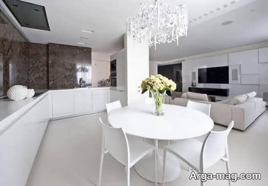 طراحی زیبا و جالب دیزاین خانه سفید