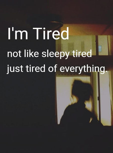 از این زندگی خسته شدم, مفهوم خسته شدن از زندگی, خسته شدن از زندگی به چه معناست