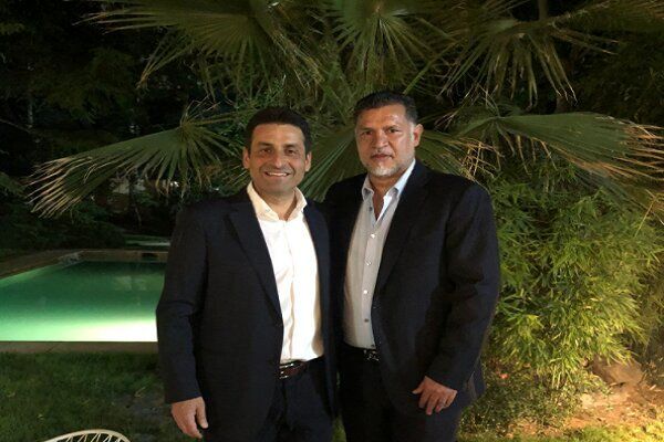 دیدار علی دایی با سفیر لبنان در تهران/عکس