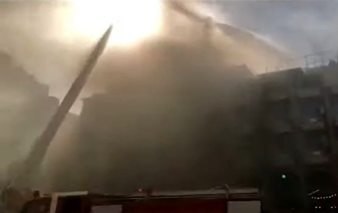 آتش سوزی هتل زائران در کربلا خاموش شد