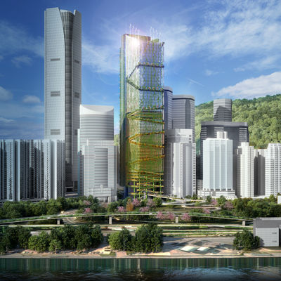 ساخت مجتمع تجاری با  کاهش مصرف انرژی در هنگ‌کنگ