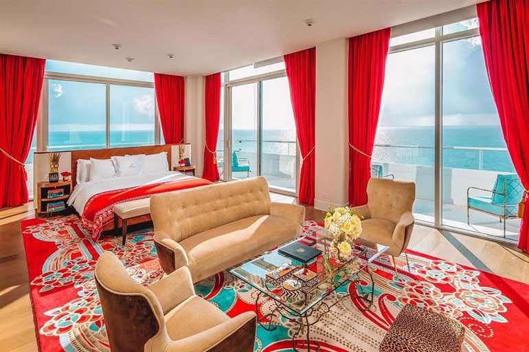 Penthouse Suite, Faena Hotel, Miami Beach, Florida, USA, £37,000