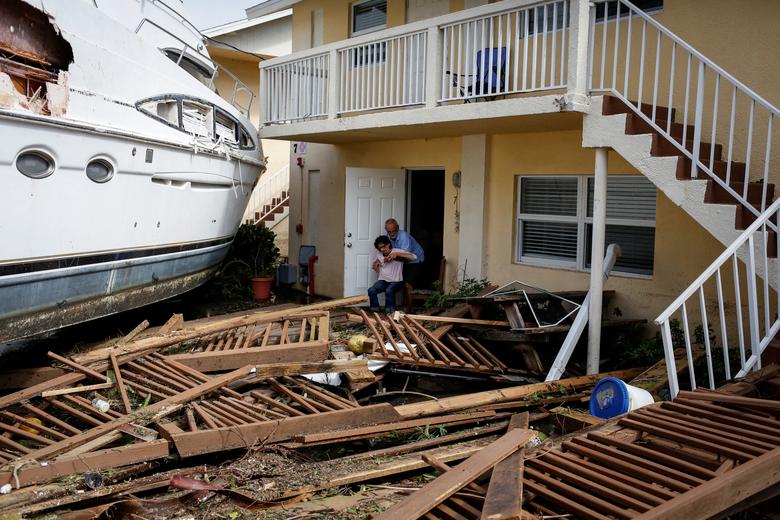 ویرانی های ناشی از طوفان در ایالت فلوریدا + عکس