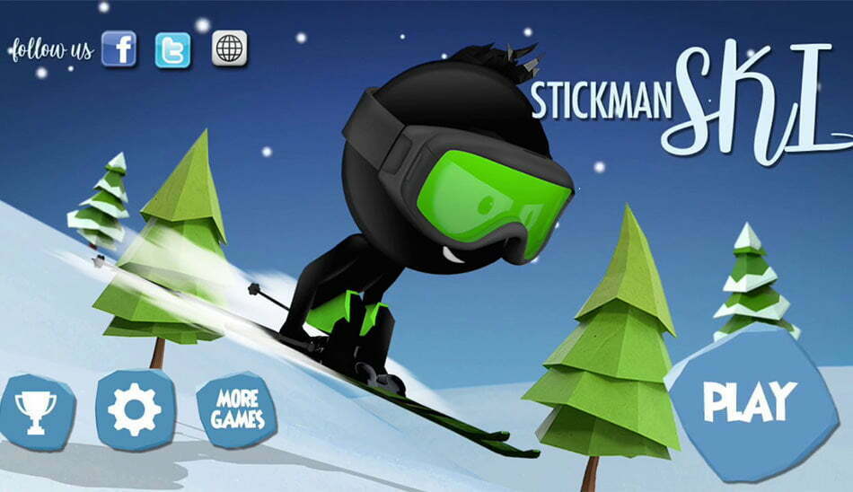 Stickman Ski Racer / بازی اسکی سواری