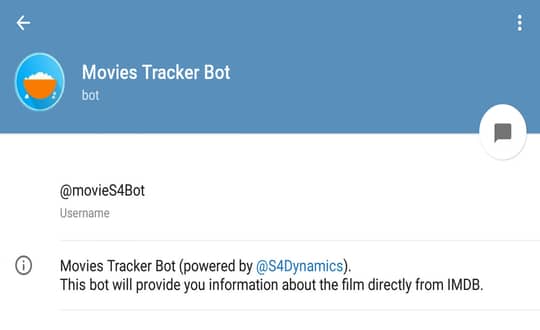 movies_trackers / ربات های سرگرمی تلگرام