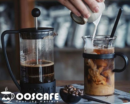 طرز تهیه انواع قهوه,روش تهیه انواع قهوه,قهوه فرانسه با فرنچ پرس