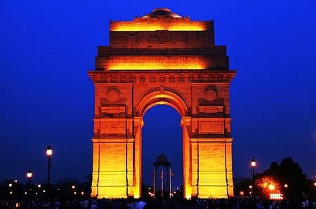 دروازه هند در دهلی نو, دروازه هند, حقایق دروازه هند