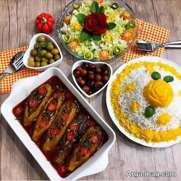 ایده های دلچسب از تزیین غذای ایرانی ۱۴۰۲