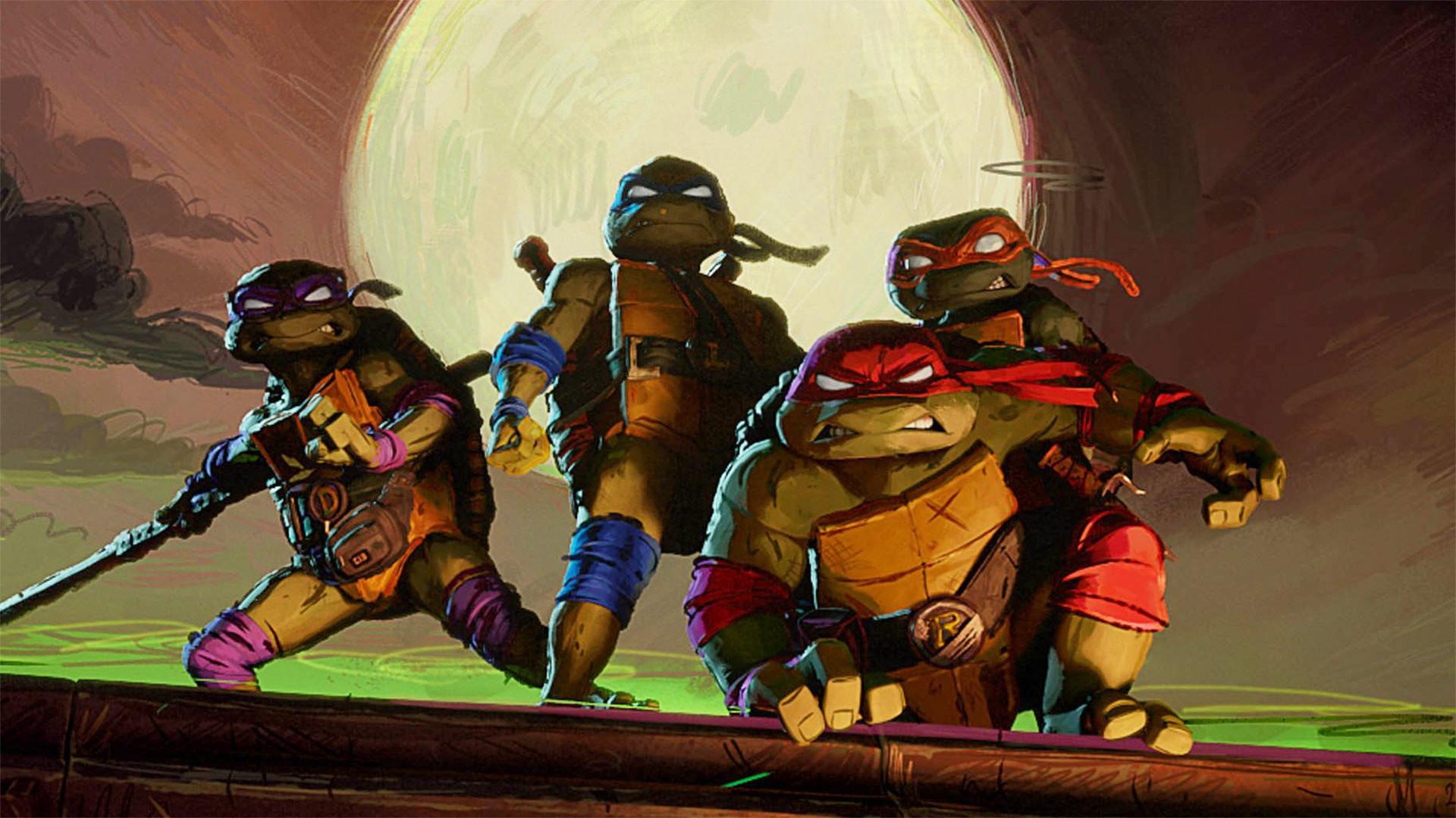 همکاری برادران لاک‌پشت برای مقابله با سازمان تبه‌کاری در انیمیشن TMNT: Mutant Mayhem