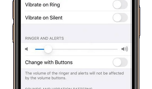 تنظیم صدای زنگ گوشی های اپل