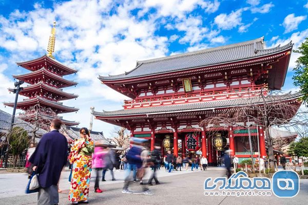معبد سنسوجی از اماکن دیدنی ژاپن