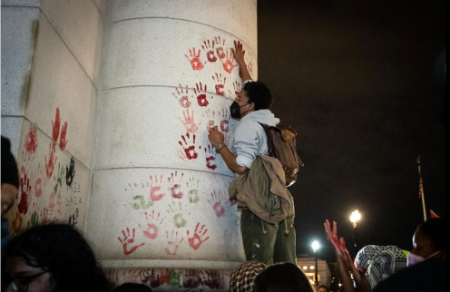 عکسهای جالب,عکسهای جذاب,تظاهرات حامیان فلسطین در شهر واشنگتن دی سی آمریکا