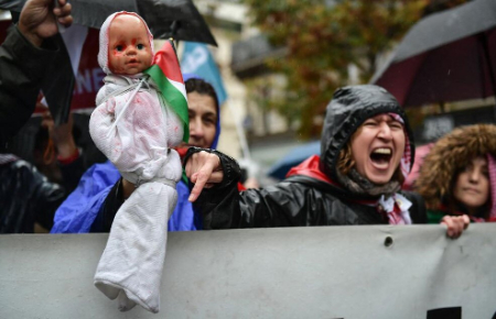 عکسهای جالب,عکسهای جذاب,تظاهرات حمایت از فلسطین در پاریس