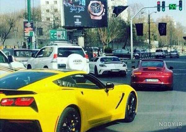 خودنمایی خودروهای لاکچری در تهران + تصاویر